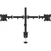 Kahe monitori lauakinnitus MONTIS Dual Monitor Mount Everest MT015, 13–27 tolli, 2 kätt, max 16 kg, VESA 75x75–100x100, must