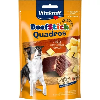 Koeramaius Vitakraft Beef Stick Quadros 70 g — hüpoallergeenne tahke sealihamaius, gluteenivaba, suhkruvaba