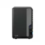 Synology DS225+ 2-kohaline NAS töölaud Intel® Celeron® J4125 2 GB DDR4 Synology DSM Must - ainult Synology HDD