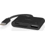 Nedis USB-C MicroSD-kaardilugeja (CCGB64780BK01)