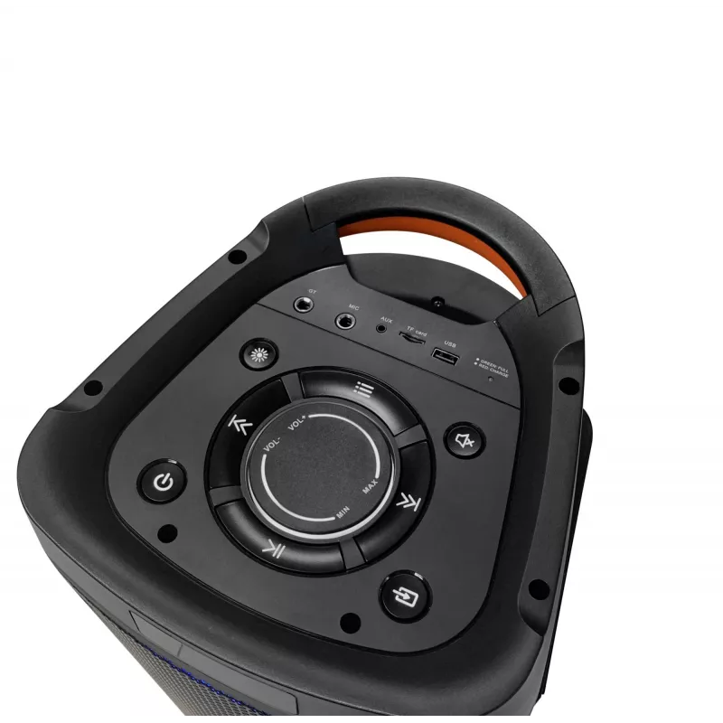 Süsteemi audio PLL FM USB/SD/BT 2xKaraoke FULL LED PartyBox