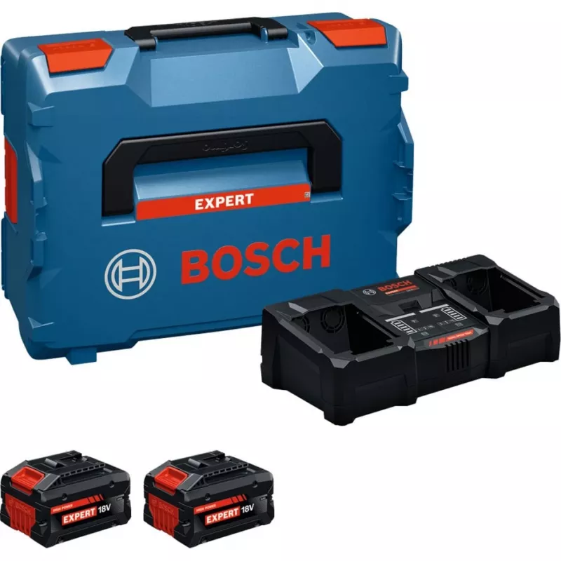 Bosch EXPERT 18V stardikomplekt 2 aku ja laadijaga L-BOXXis
