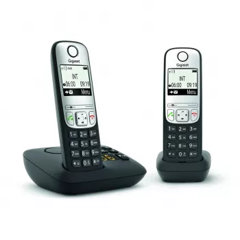 Juhtmeta telefon Gigaset A690 A Duo must