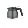 Kann Severini kohvimasinatele, mudel TK 5571 — 1,1 L, harjatud teras/must, 220×165×135 mm