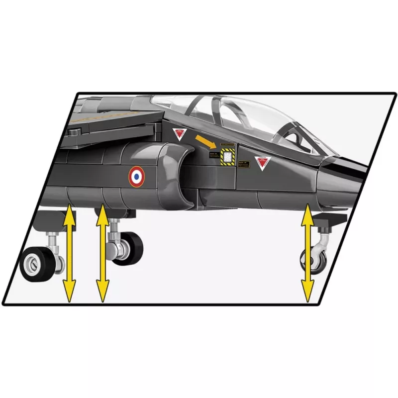Ehitusklotsid COBI Alpha Jet Armed Forces 364 tk