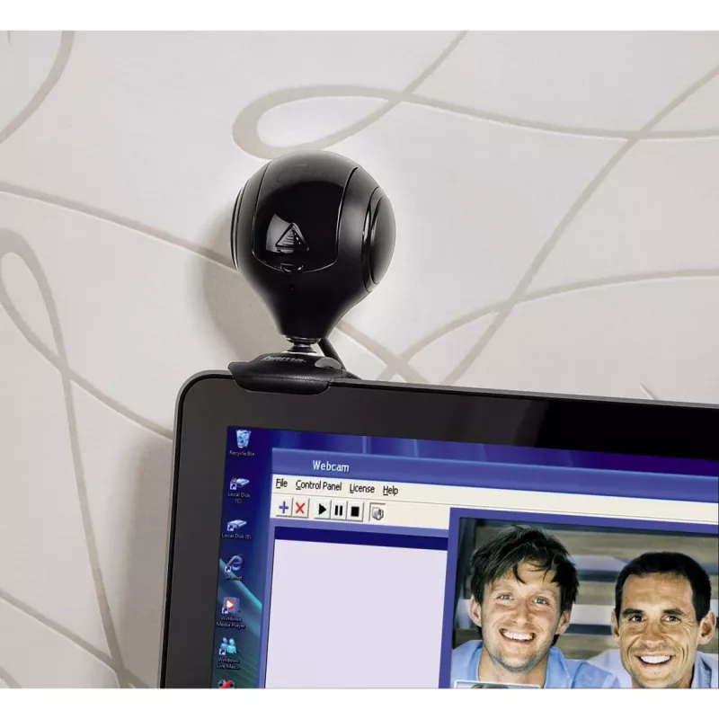 Hama 00053950 veebikaamera 1,3 MP 1280 x 1024 pikslit USB 2.0 Must