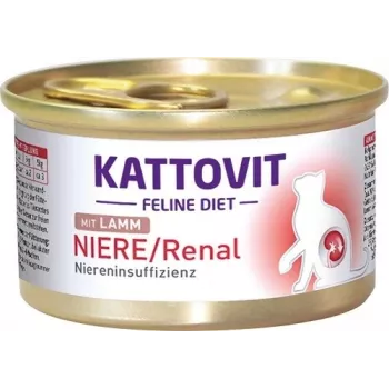 KATTOVIT Feline Diet Niere/Renal Lamb - märg kassitoit - 85g
