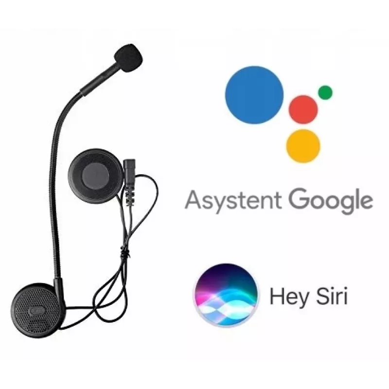 Peakomplekt FREEDCONN L1M mootorratta intercom Must