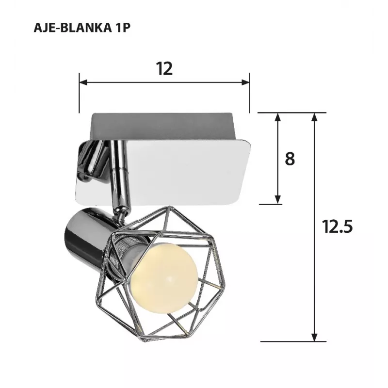 Activejet AJE-BLANKA 1P kohtvalgusti