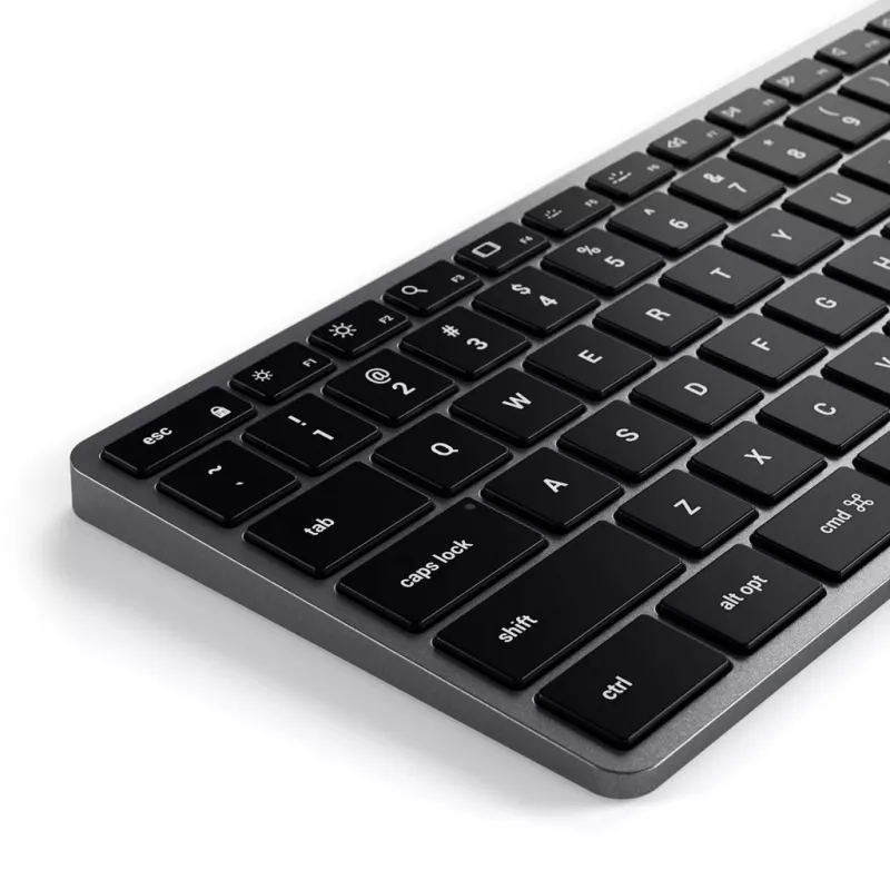 Satechi õhuke W3 klaviatuur USB-C numbriklahvistikuga (hall)