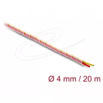 Kaablikest DELOCK 19012 läbipaistev, pikkus 20 m, siseläbimõõt 2 mm, välisläbimõõt 4 mm, temperatuur -40–200 °C