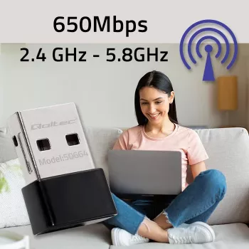 Ülikiire juhtmeta mini-USB-adapter WiFi
