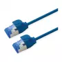 ROLINE patch-kaabel Cat.6A (klass EA) S/FTP (PiMF), LSOH, PoE, sinine, 0,3 m