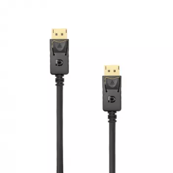 DisplayPort-kaabel White Shark MAMBA 2m — 4K 60Hz, 2.0-ga ühilduv