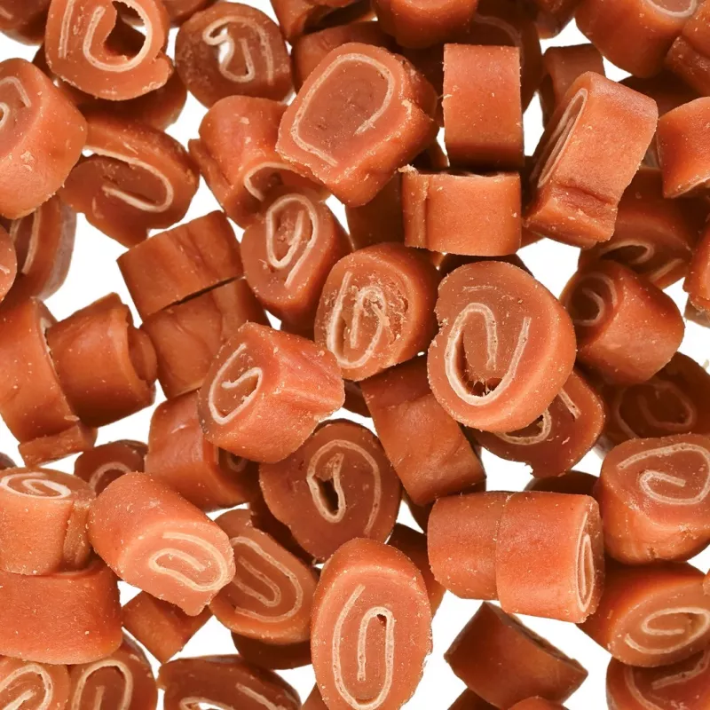 Koerte treeningumaiused PETITTO Sushi küülik kalaga 500 g, valk 28%, rasv 7%, niiskus 23%