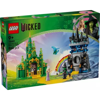LEGO ehituskomplekt Wicked 75689 — Smaragdlinna ja Kiamo Ko lossi mängukomplekt
