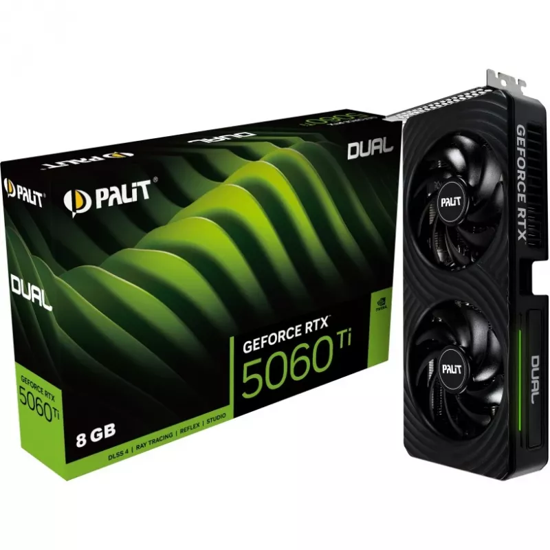 Palit GeForce RTX 5060 Ti Dual 8GB GDDR7 graafikakaart