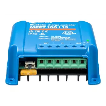 MPPT päikeselaadimiskontroller Victron Energy BlueSolar 100/15 — 15A, 100V max PV