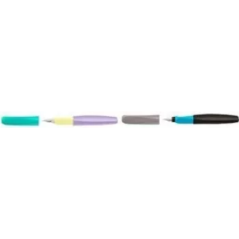 Pelikani täitesulepea Twist M Color Blocking tume (300010112)