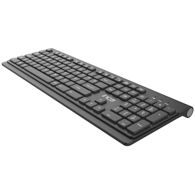 Inca IWS-519 klaviatuur ja hiir kontorisse RF juhtmevaba QWERTY Turkish must