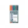 Marker Staedtler 311 WP6 6 tk Must Sinine Pruun Roheline Oranž Punane