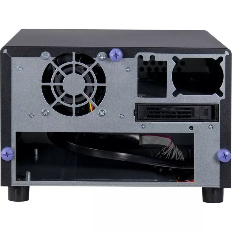 Inter-Tech SC-2100 - Small Form Factor (SFF) - PC - must - Mini-ITX - teras - tegevus - häire - HDD - võrk - toide (88887285)