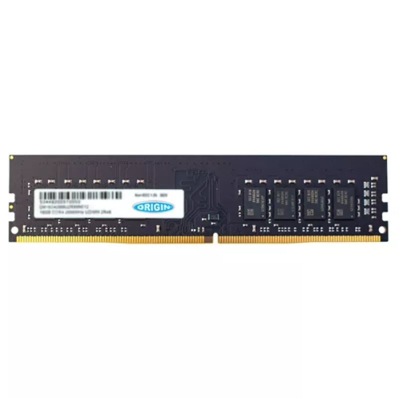 Origin Storage 16 GB DDR4 3200 MHz UDIMM 2Rx8 Non-ECC 1,2 V mälumoodul