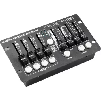 LED DMX-kontroller EUROLITE DMX LED EASY Operator 4x4 4 kanalit, kompaktne 4-kanaliline valgustuskontroller