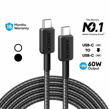 USB-kaabel Anker 322 1,8 m USB-C kiirlaadimine ja andmeedastus