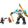 LEGO NINJAGO komplekt 71827 Zane'i lahingülikonna mech, 92 detaili, 2 minifiguuri, kõrgus 100 mm, vanus 6+