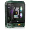 The Tower 600, Tower-Enclosure Dark Green, Tempered Glass x 3