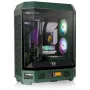 The Tower 600, Tower-Enclosure Dark Green, Tempered Glass x 3