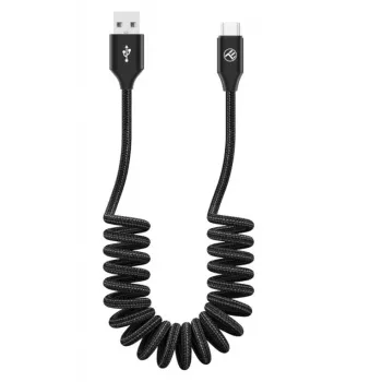 USB-USB-C andmekaabel Tellur Extendable 3A 1,8 m must