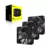 Ventilaator Corsair RS120 12 cm Must 420-2100 RPM 3 tk