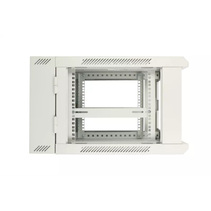 Extralink Rackmount cabinet 6U 600x600 AZH Gray wall mounted, swing type
