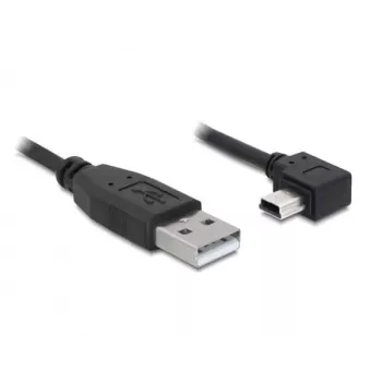 USB-kaabel DeLOCK 82680 0,5 m USB A Mini-USB B Must