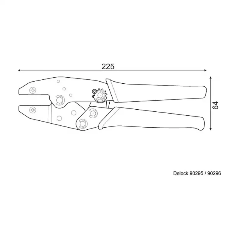 Pressimistangid DeLOCK 90295