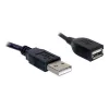 USB 2.0 pikenduskaabel DeLOCK 82457 0,15 m must