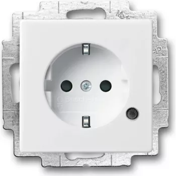 BUSCH JAEGER 2013-0-5286 - CEE 7/3 - 2P+E - Valge - 250 V - 16 A - 71 mm
