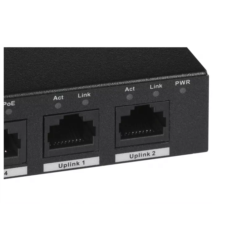 Dahua Technology PFS3006-4ET-60 haldamata L2 kiire Ethernet (10/100) Power over Ethernet (PoE) Must
