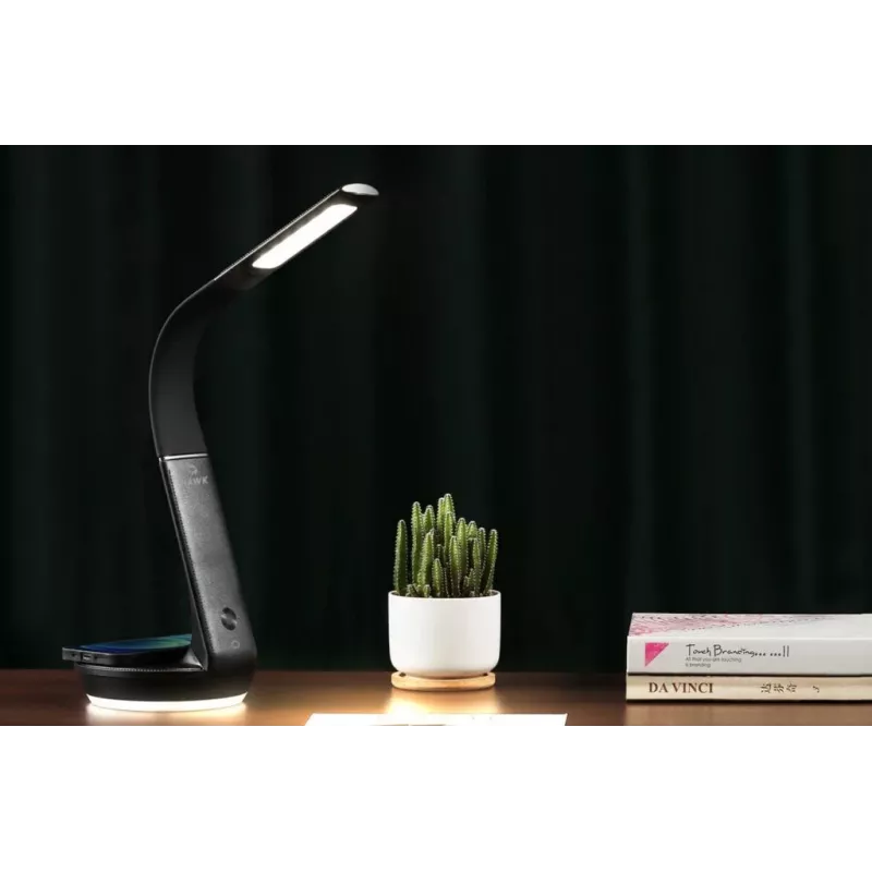 Lauavalgusti Hawk HW-LAMP02 Must — reguleeritav heledus, reguleeritav vars