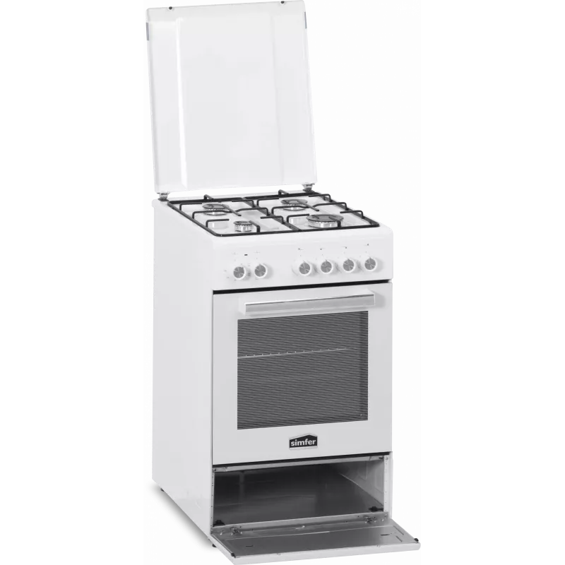 Sisseehitatud gaasipliit ja elektriahi SIMFER 5405SERBB, kombineeritud seade, laius 50 cm, energiaklass A