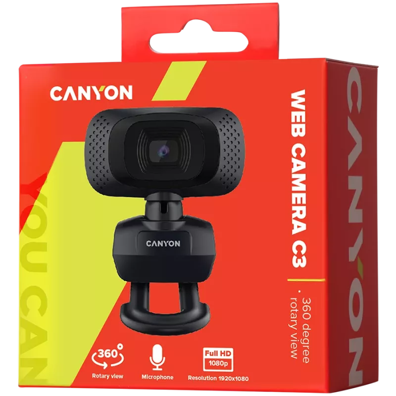 CANYON veebikaamera C3 HD 720p Must