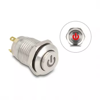 Surunupp-paneel DeLOCK 20981 hõbedane 230 V 3 A