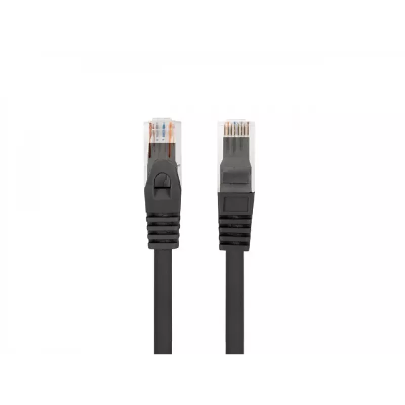 Võrgukaabel Lanberg PCU6-10CU-0200-BK Cat6 U/UTP RJ-45 otse 2 m must