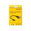 DeLOCK Adapter USB USB-C to RS-232 D-Sub 9 pin male 0.25 m