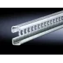 Rack rail Rittal 4943.000, teras, hõbedane, sügavus 455 mm, pakendis 6 tk