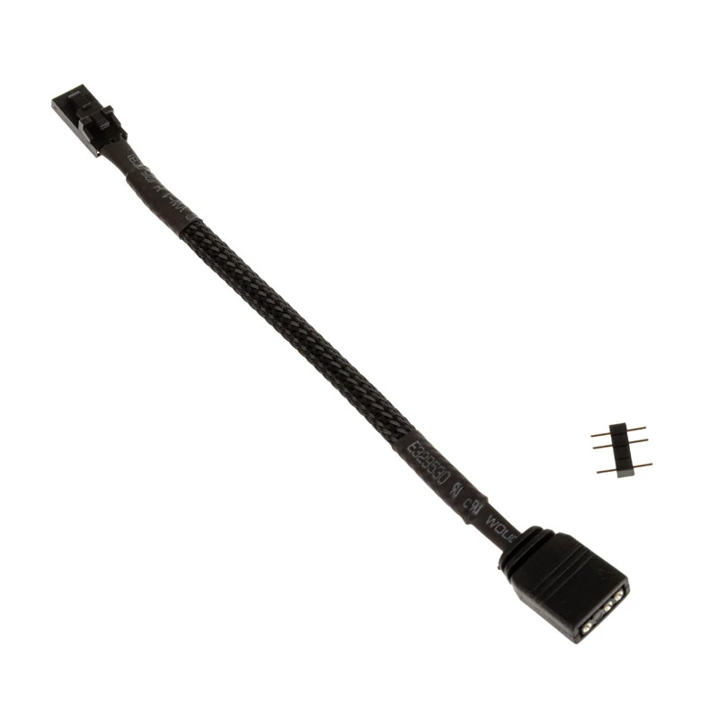 ARGB 3-kontaktiline adapterkaabel Kolink L1-3ADP1-15 — 15 cm, 3-kontaktiline ARGB-muundur