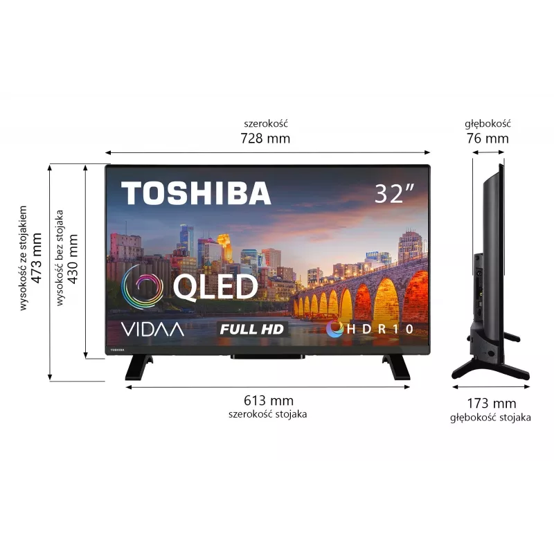 Teleri QLED 32 tolli 32QV2F63DG