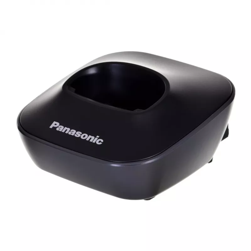 DECT telefon Panasonic KX-TG1611, must, 1,9 GHz, 1,25-tolline ekraan, kuni 15 h kõneaega, 50-kontaktiline telefoniraamat